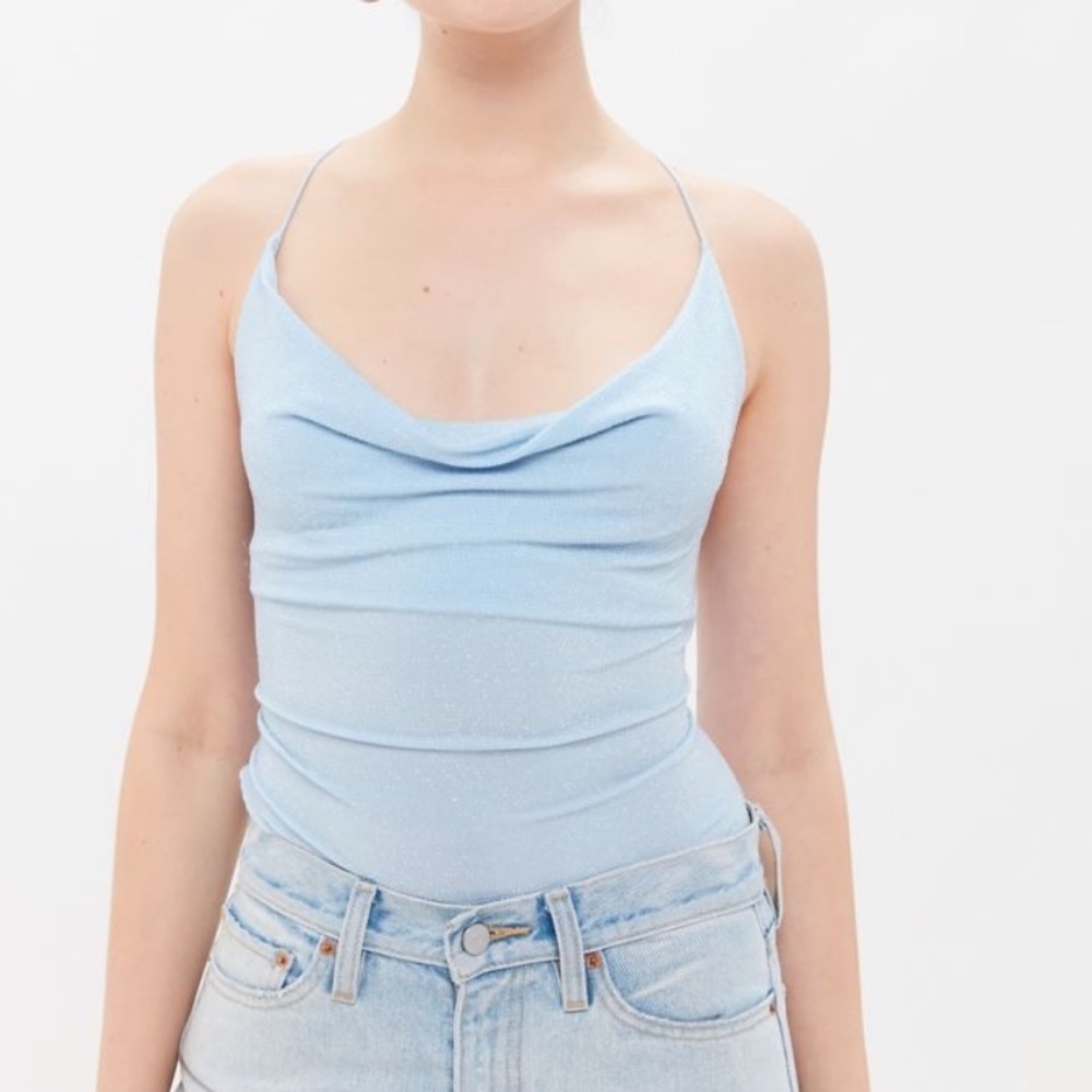 ISO Jessica strappy back cowl neck cami